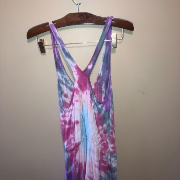 Pink Tie Dye Romper - Picture 4 of 4